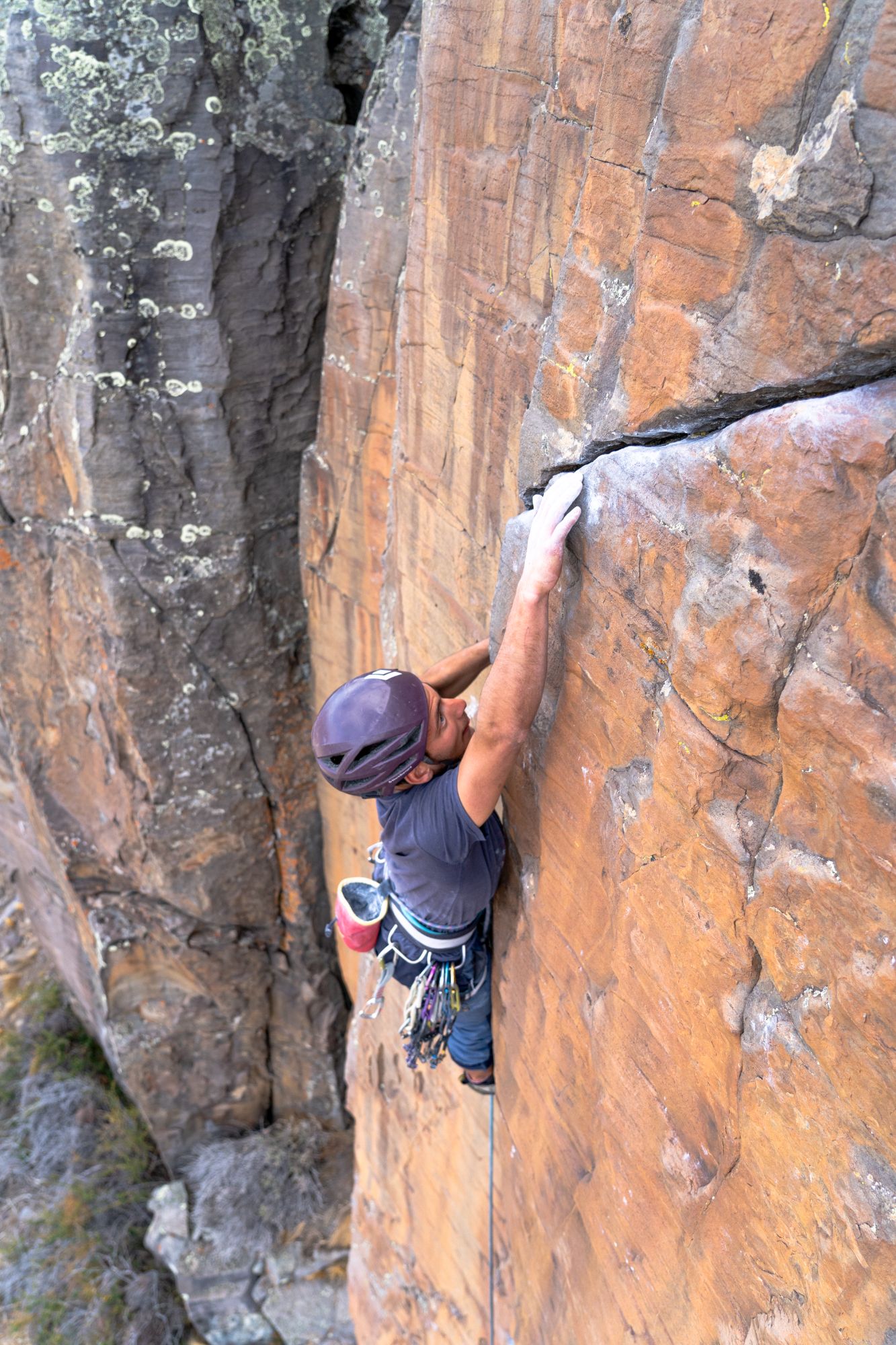Crack Climbing