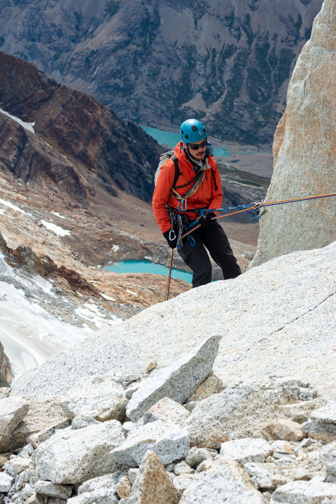 Aguja Guillaumet Ascent