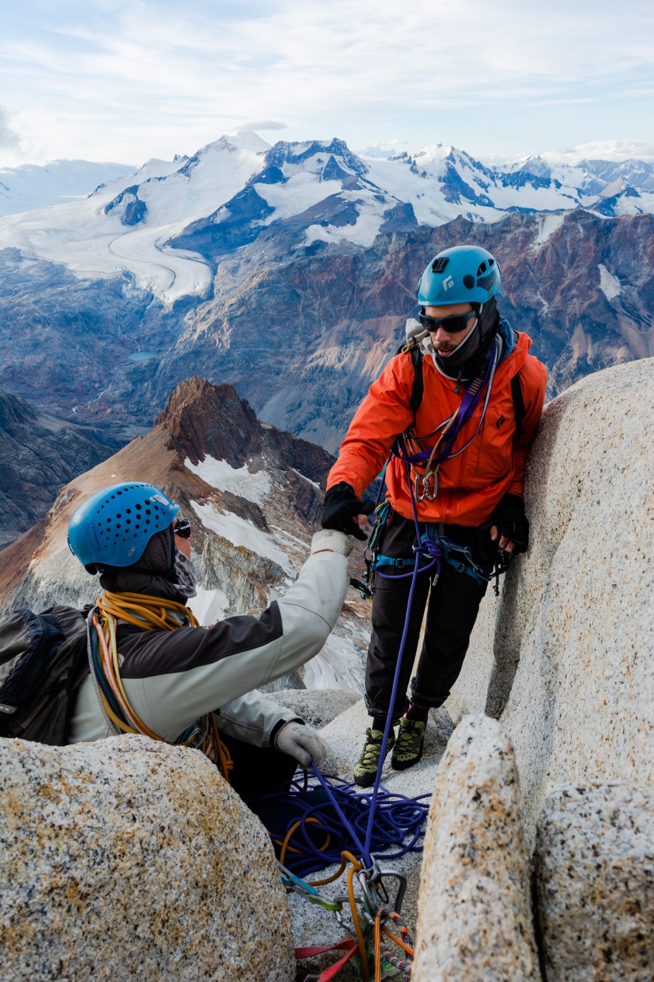 Aguja Guillaumet Ascent
